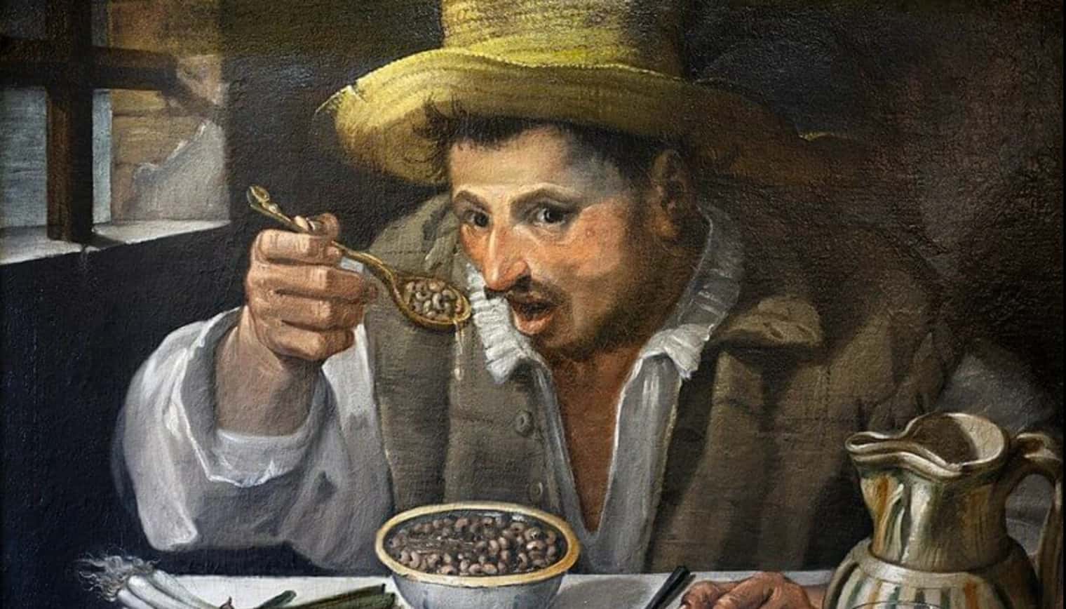 Il mangiatore di fagioli di Annibale Carracci
