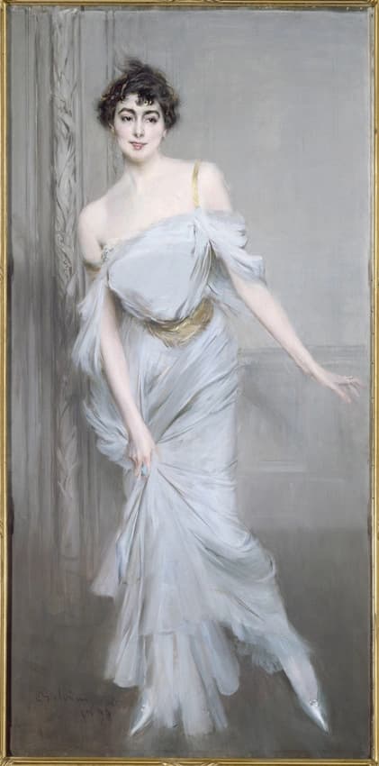 Giovanni Boldini, Madame Charles Max, 1896, olio su tela, 205,0 x 100,0 cm, 1904, Musée d’Orsay © RMN-Grand Palais (Musée d’Orsay) / Hervé Lewandowski.