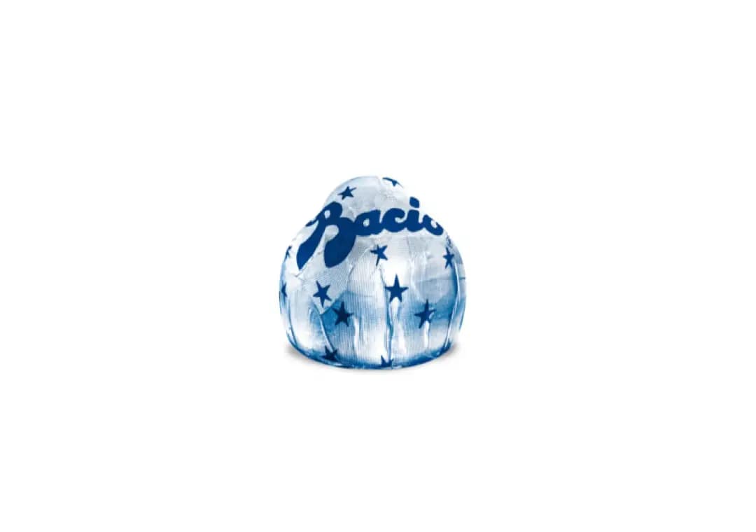 Il cioccolatino nel suo aspetto dal 1968 a oggi. © Perugina