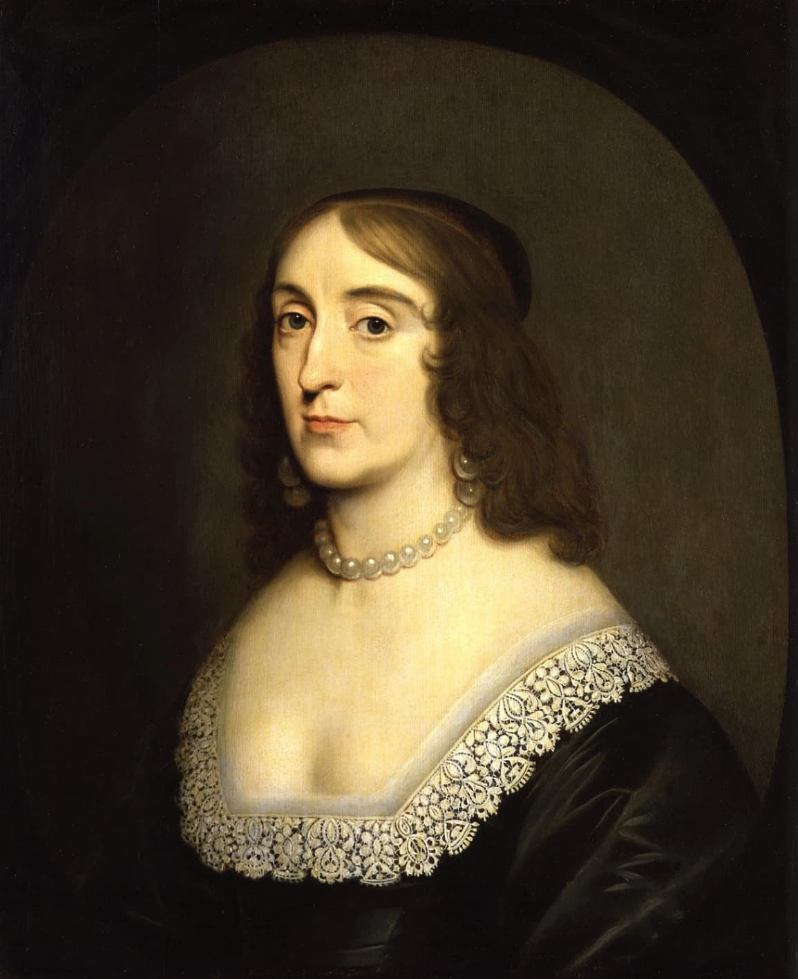 Gerrit van Honthorst (Gherardo delle Notti), Elizabeth, Queen of Bohemia, 1642 circa, 66,7 x 54,6 cm, National Portrait Gallery, Londra.