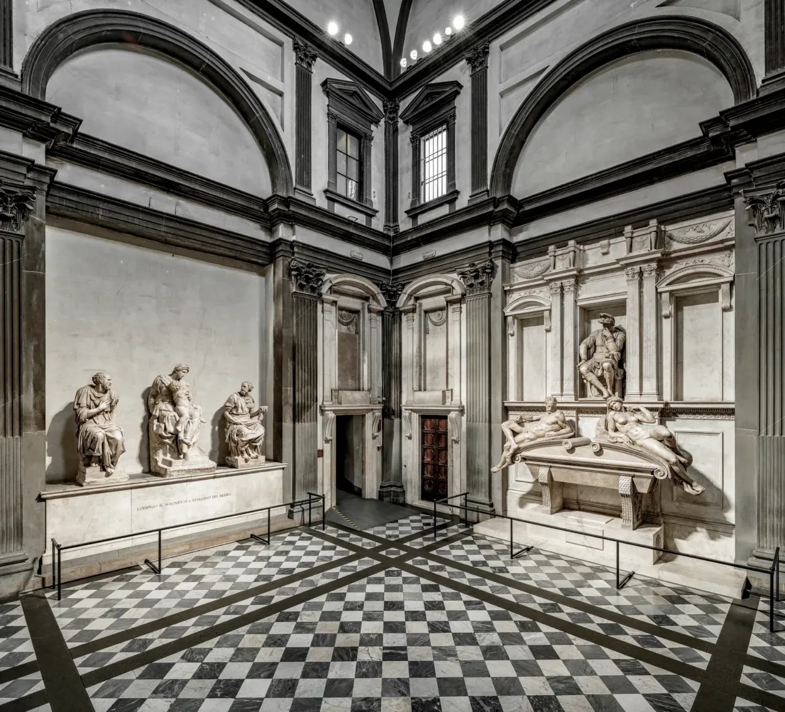 Michelangelo Buonarroti, Sagrestia Nuova di Michelangelo, Cappelle Medicee, Firenze.