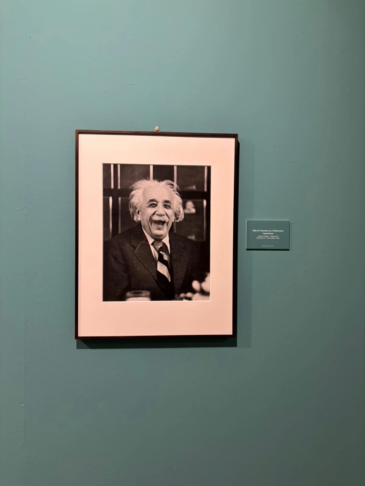 Ruth Orkin, Albert Einstein che pranza a Princeton, 1955 © Ruth Orkin Photo Archive