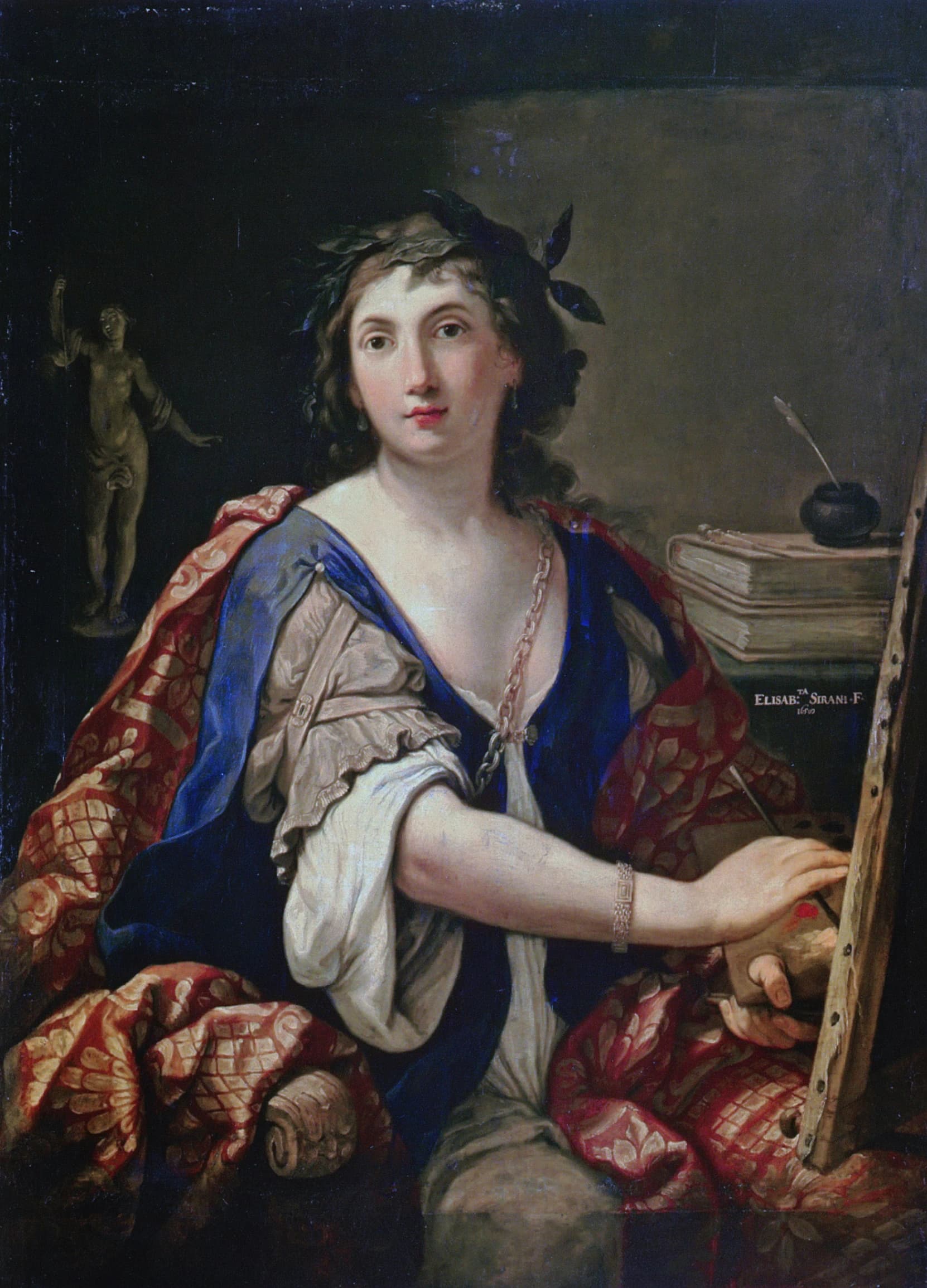 Elisabetta Sirani, Autoritratto come Allegoria della Pittura, 1658, olio su tela, Museo Puškin delle belle arti, Mosca.