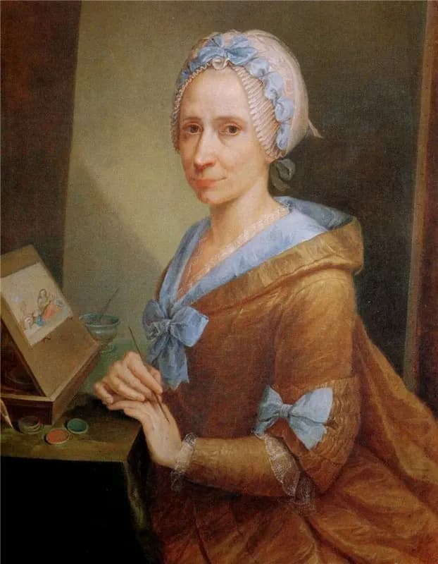 Anna Bacheri Piatti, Autoritratto, 1766, olio su tela,78,2 x 60 cm, Corridoio Vasariano, Gallerie degli Uffizi, Firenze,