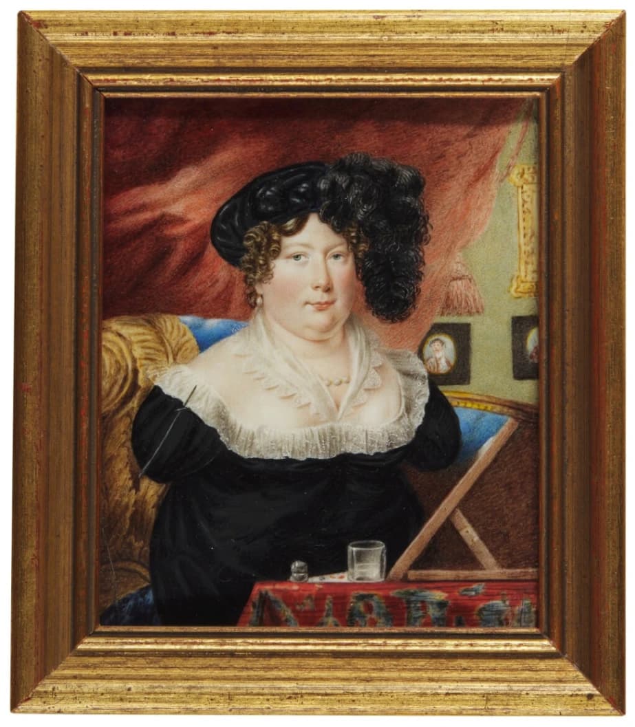 Sarah Biffin, Autoritratto, 1821, © Sothebys, Londra.
