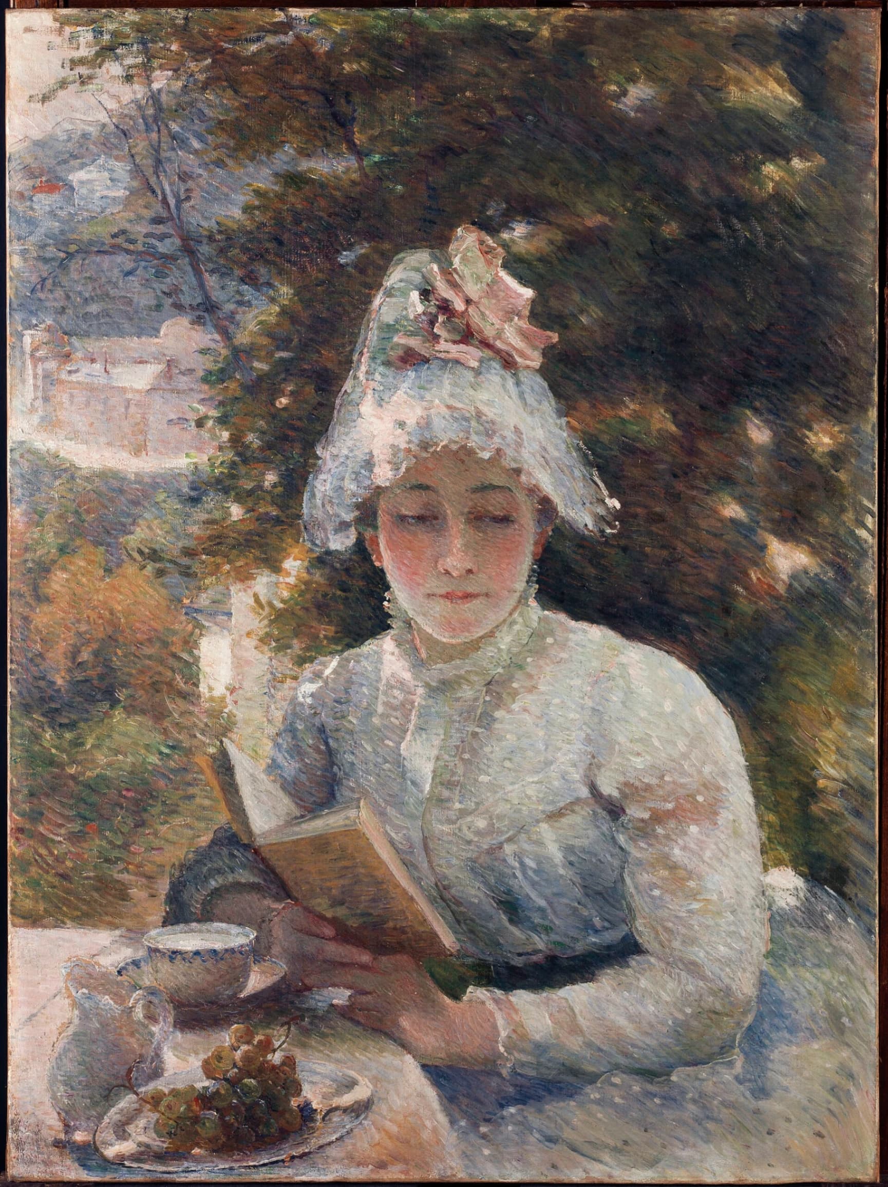 Marie Bracquemond, Il te del pomeriggio, 1880 circa, olio su tela, 81.5 cm x 61.5 cm x 3.5 cm, Musée du Petit Palais, Parigi.