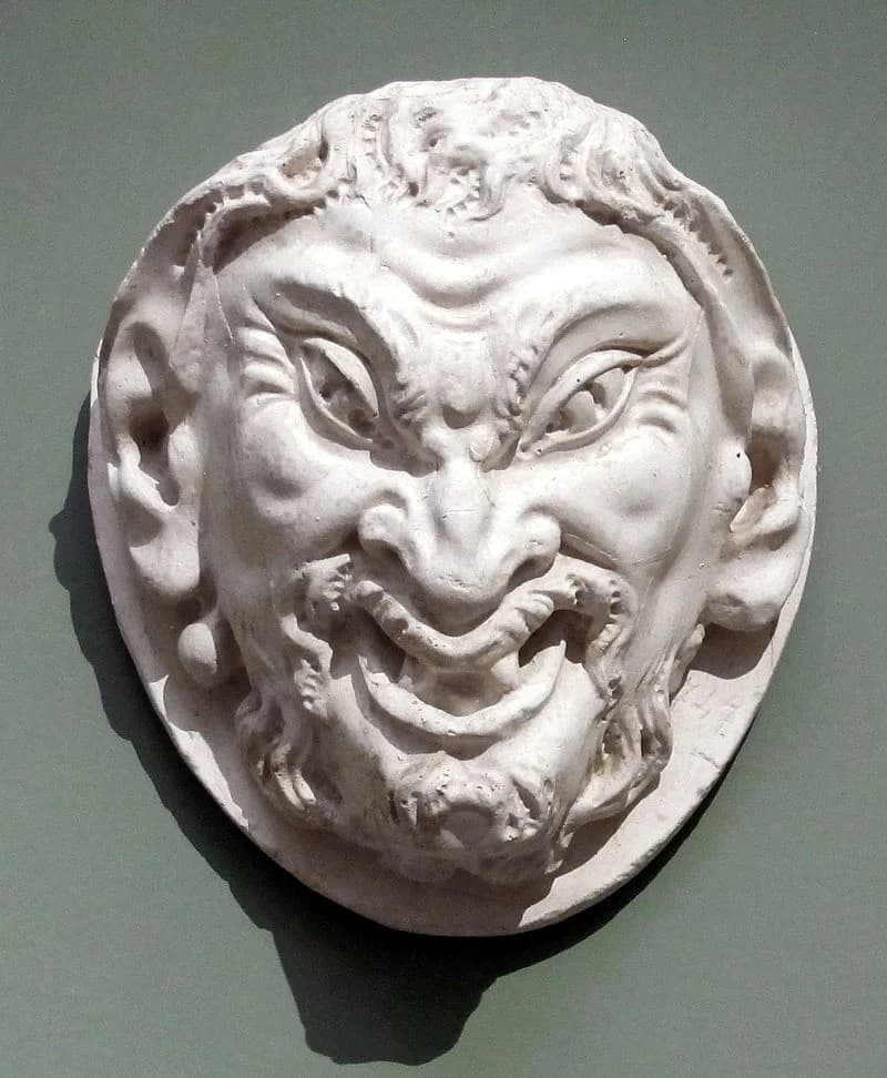 Michelangelo Buonarroti, Calco della testa di Fauno, 1489 circa, marmo, già al Museo del Bargello, attualmente la collocazione è sconosciuta.