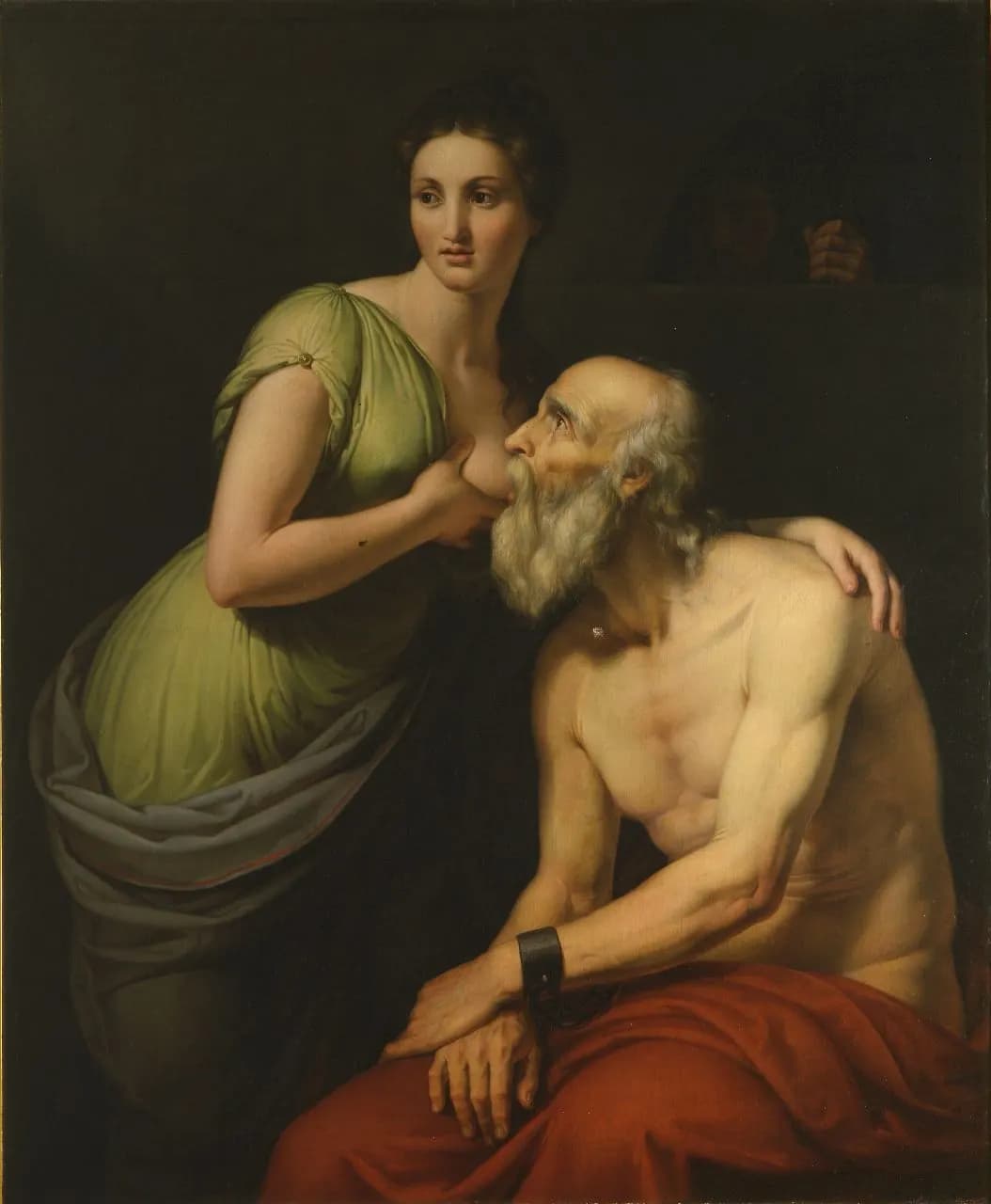 Antonio Gualdi, Caritas Romana, 1823, olio su tela, 1823, 140 x 114 cm, Complesso della Pillotta, Parma.