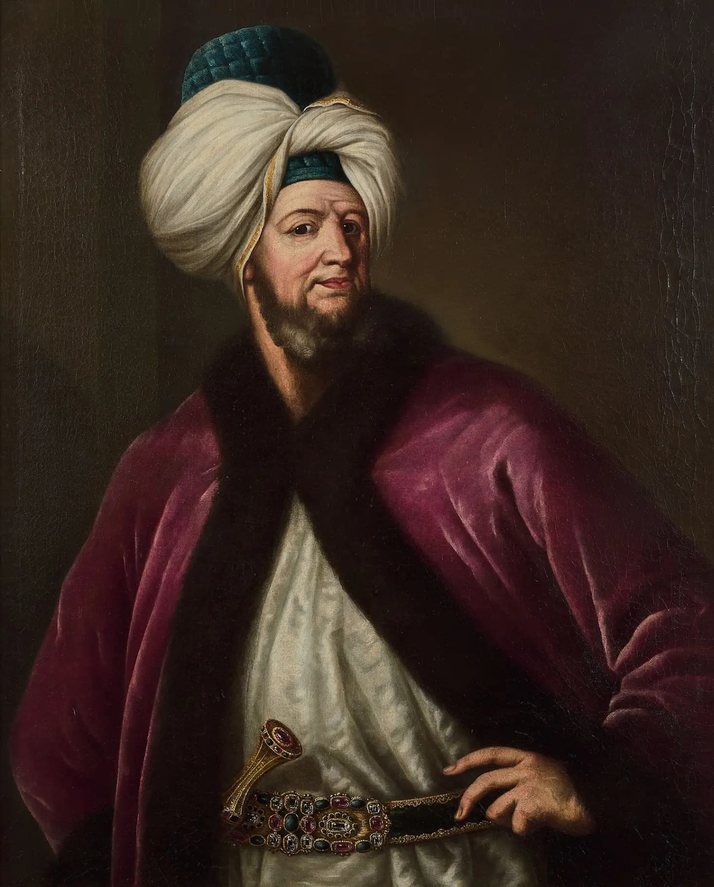 Violante Beatrice Siries, Ritratto del conte Claude Alexandre de Bonneval, 1750, olio su tela, 97 x 77 cm, Museo delle Belle Arti, Limoges.