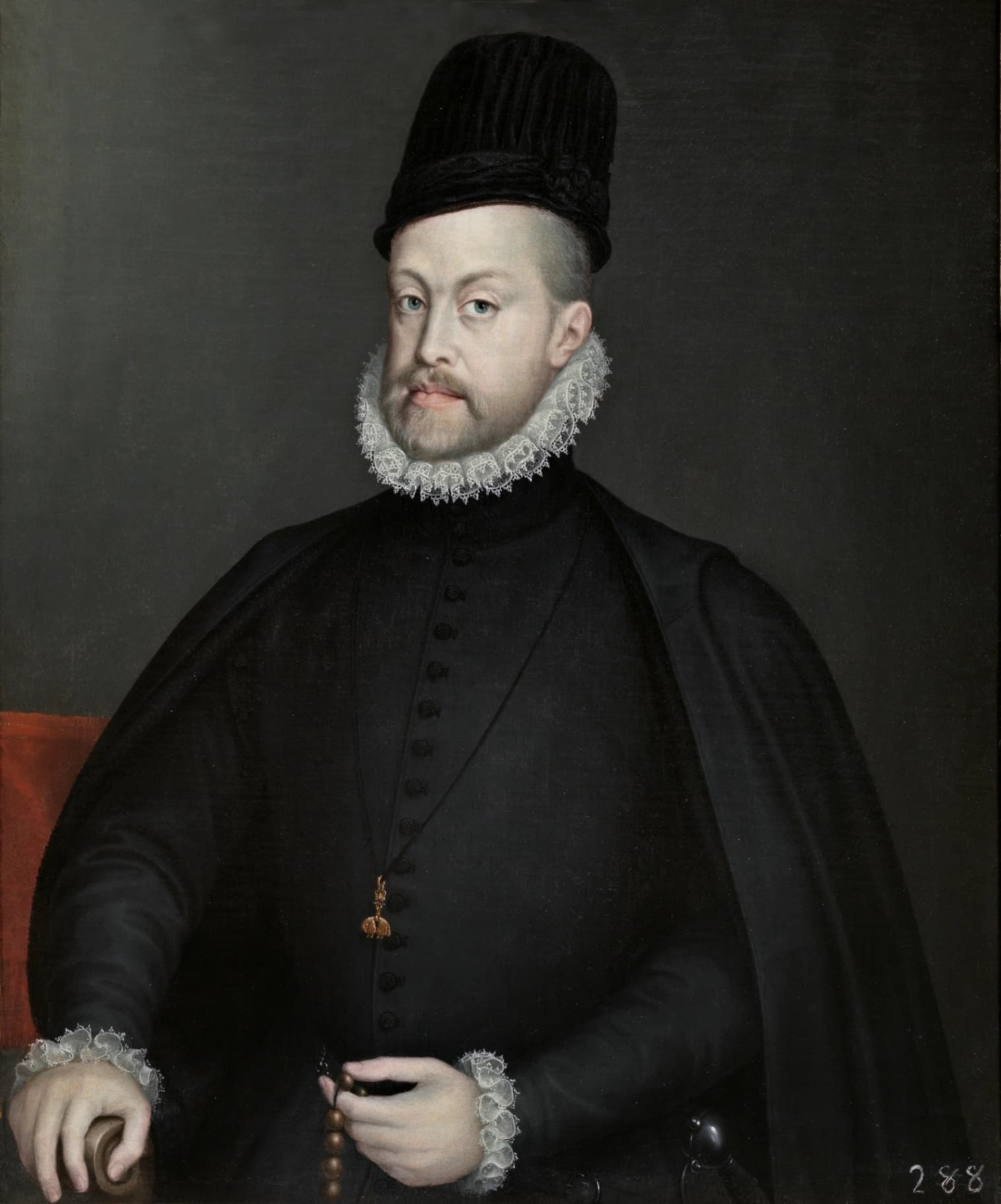 Sofonisba Anguissola, Ritratto di Filippo II, 1573, olio su tela, 88 x 72 cm, Museo del Prado, Madrid.