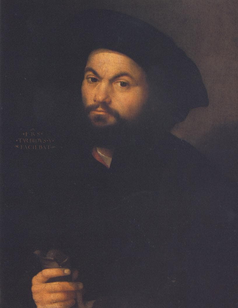 Francesco Torbido, Ritratto di uomo, 1520 circa, olio su tela, 72 x 56 cm, Pinacoteca di Brera, Milano.