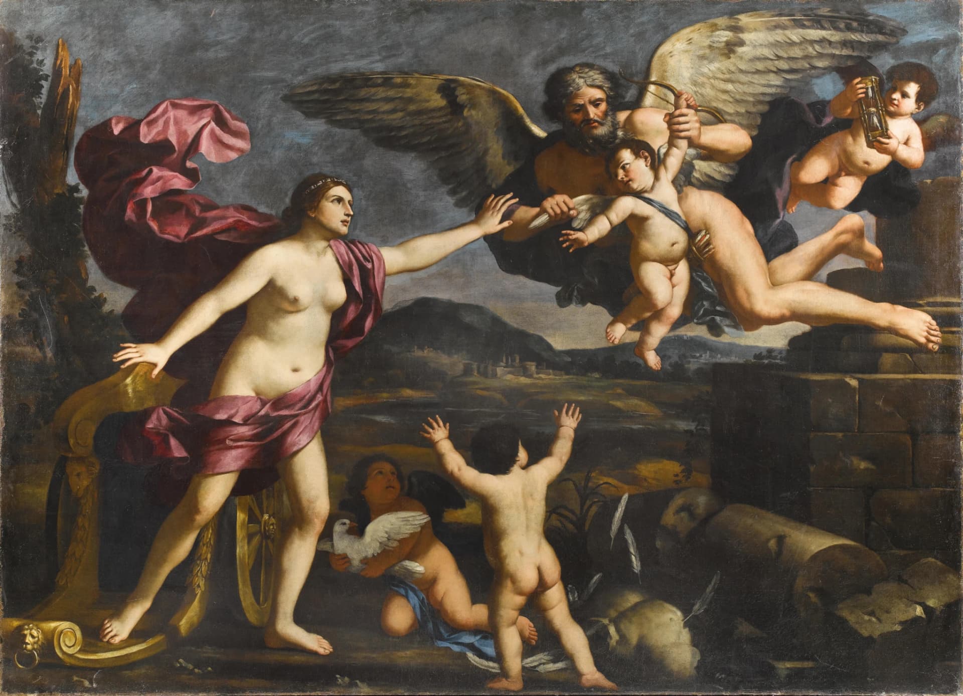 Giacinto Gimignani, Venere, Cupido e Crono, collezione privata.