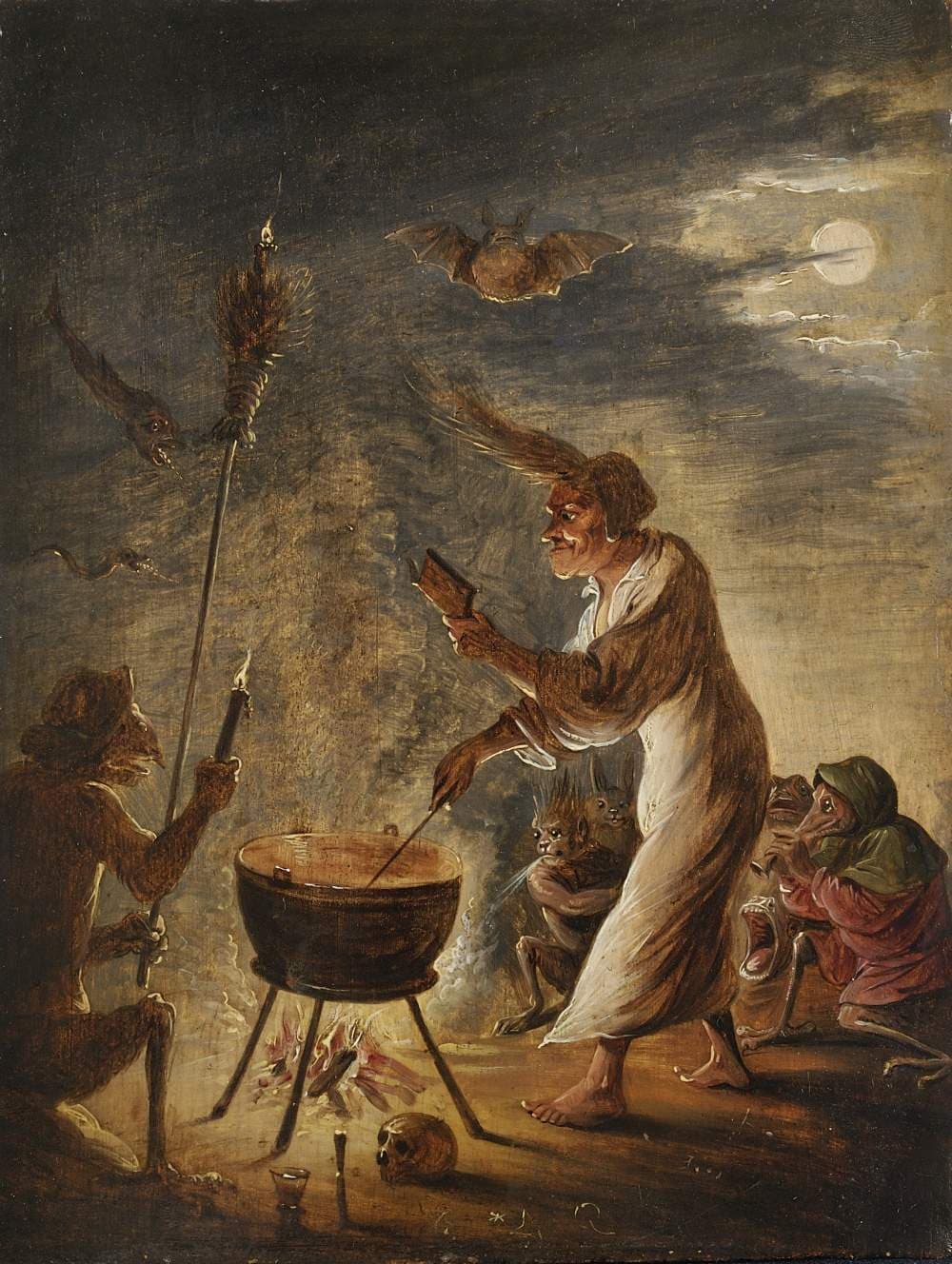 David Teniers II, Le streghe, 1635, collezione privata.