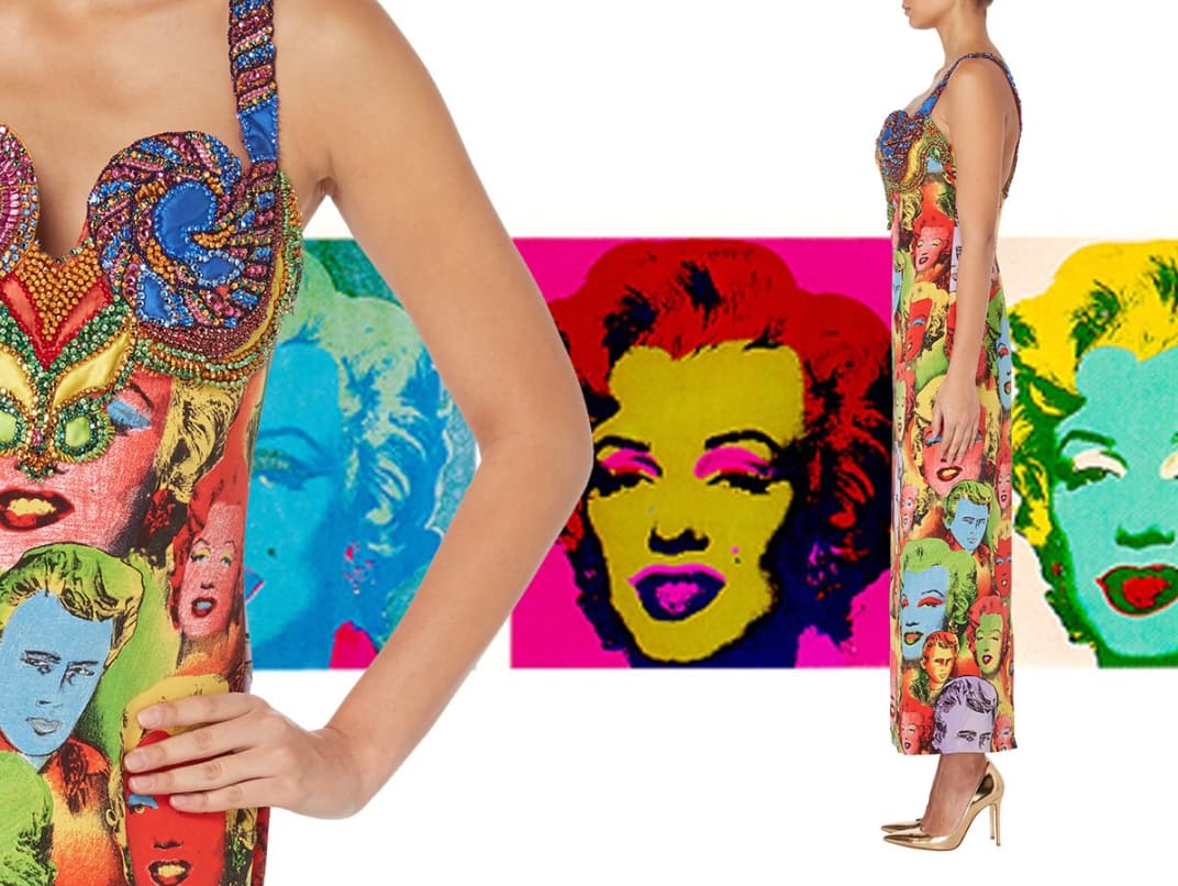 La collezione Versace ispirata alle serigrafie di Andy Warhol