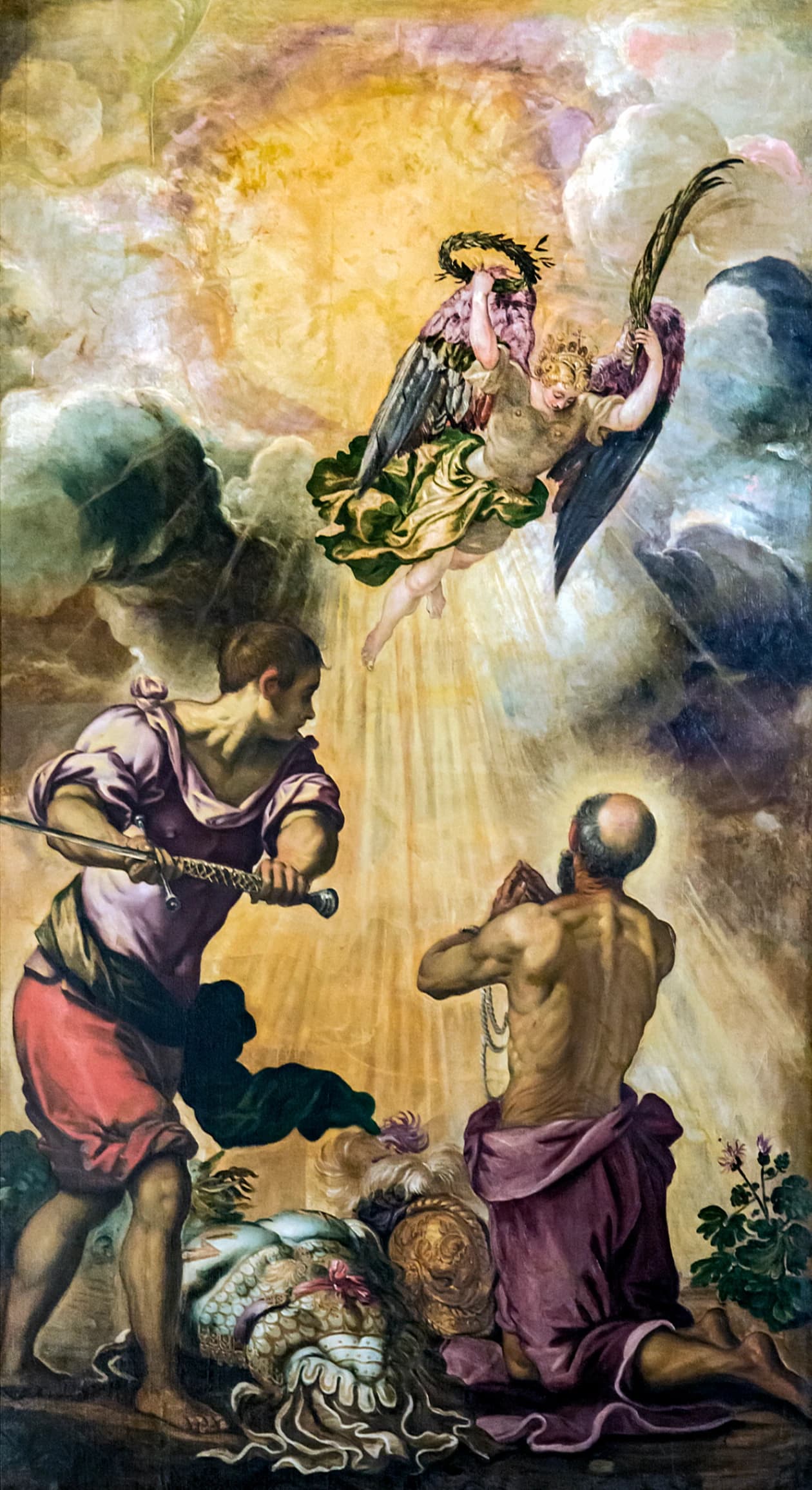 Tintoretto, La decollazione di san Paolo, 1550-1553, olio su tela, 24 x 43 cm, Chiesa della Madonna dell'Orto, Venezia.