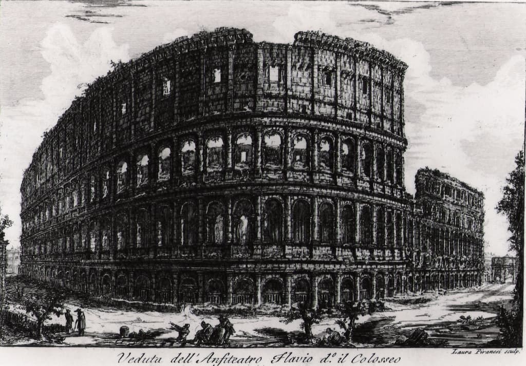 Laura Piranesi, Veduta del Colosseo, stampa, 1900-1930 circa, © Dati Cultura Gov