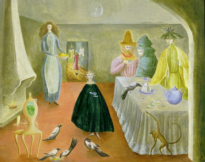 Leonora Carrington, Le vecchie domestiche, 1947, © Estate of Leonora Carrington / ARS, NY and DACS, London 2019, UEA 27. Sainsbury Centre for Visual Arts, University of East Anglia | Foto: © James Austin