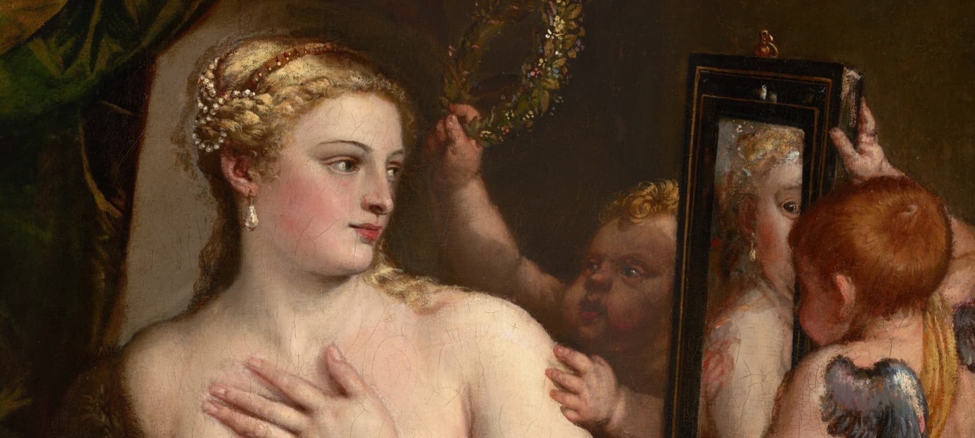 La Venere allo specchio di Tiziano Vecellio