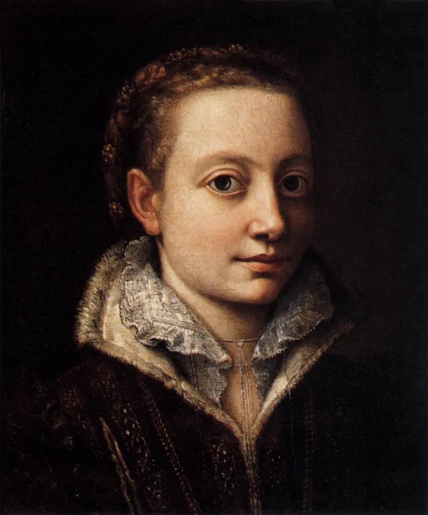 Sofonisba Anguissola, Ritratto di Minerva Anguissola, 1564 circa, olio su tela, 36 × 29 cm, Pinacoteca di Brera, Milano.