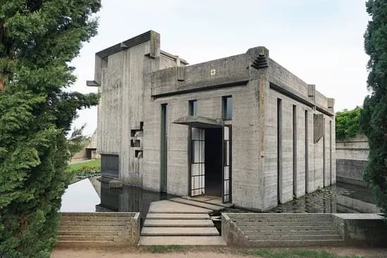 La tomba Brion di Carlo Scarpa a San Vito Altivole, Treviso.
