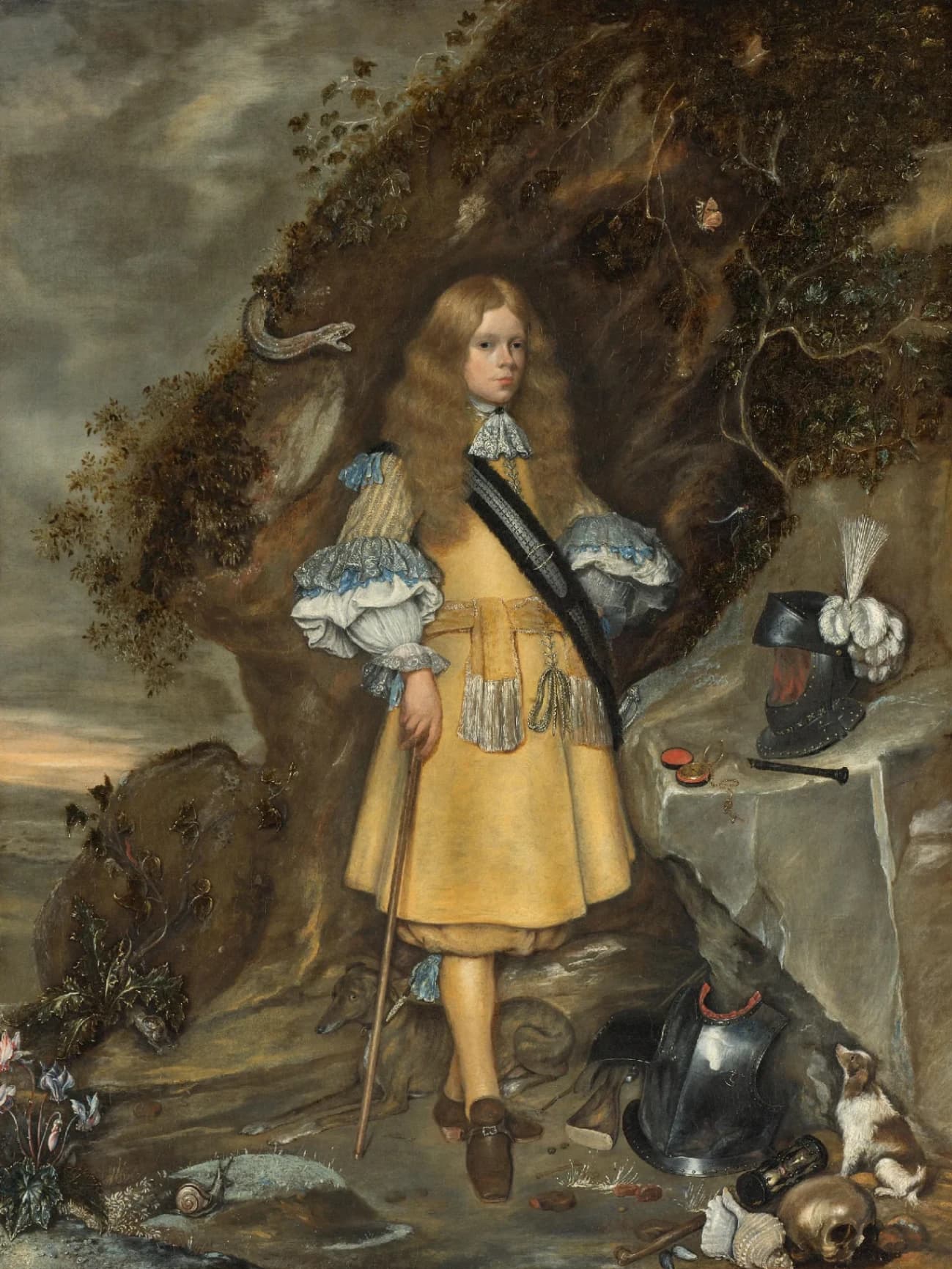 Gesina ter Boch, Ritratto commemorativo di Moses ter Borch, 1667-1669, 76,2 cm x 56,5 cm, Rijksmuseum, Amsterdam.