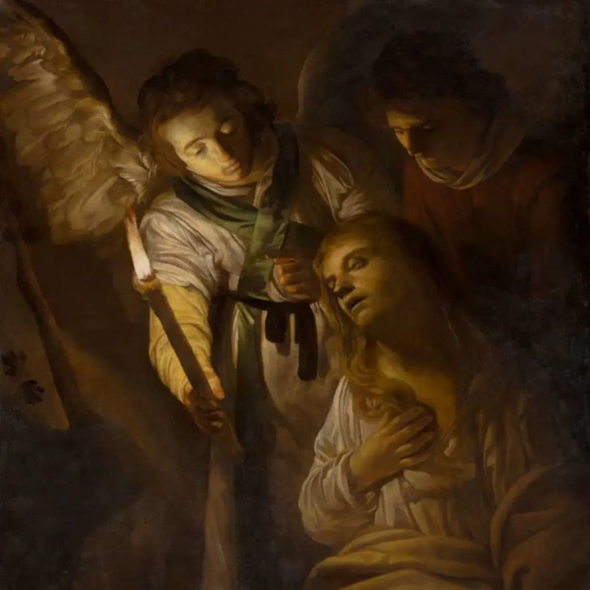 Gerrit van Honthorst, Estasi di Maria Maddalena, 1618-1620 circa, olio su tela, Centraal Museum, Utrecht.