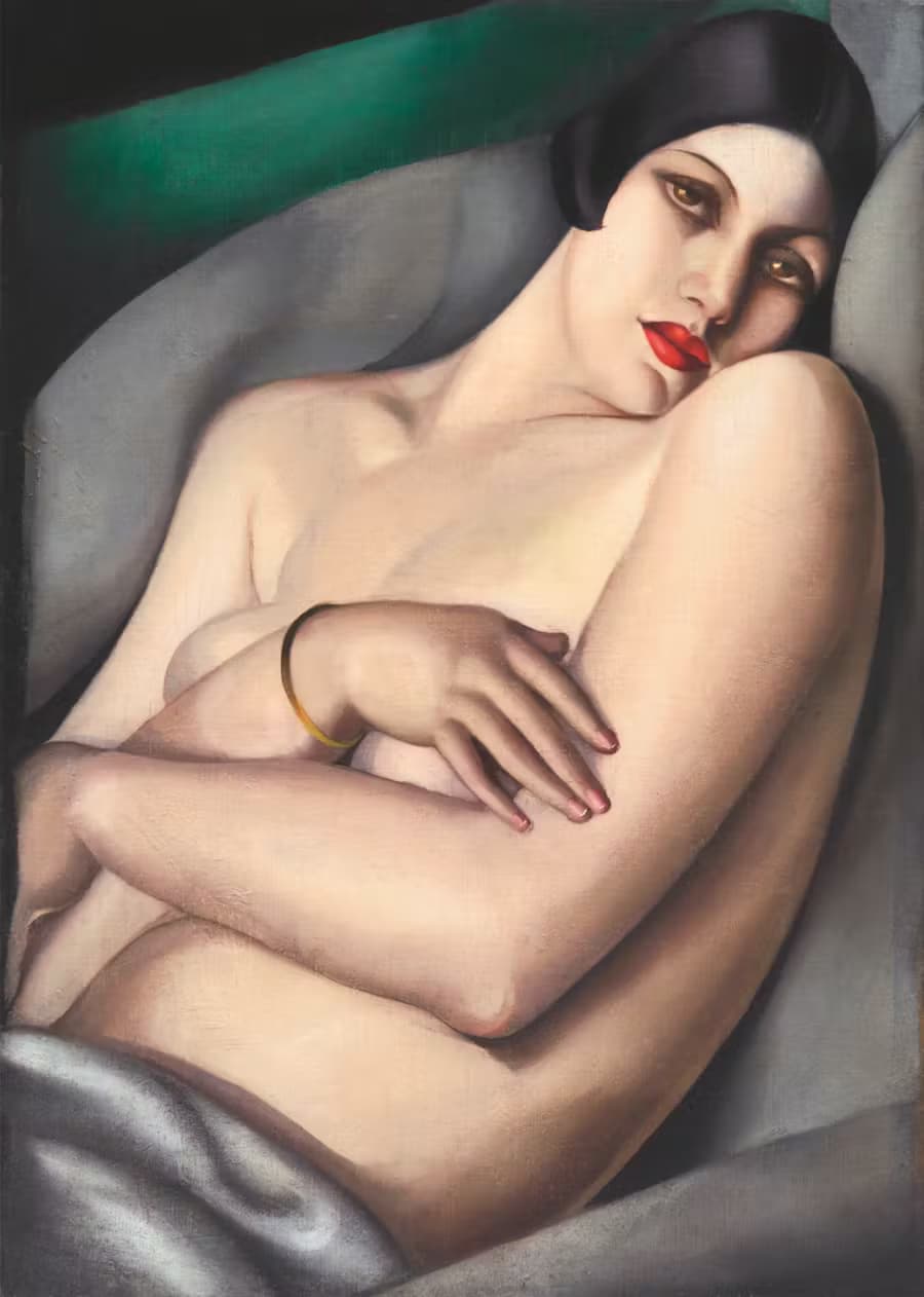 Tamara de Lempicka, Le Rêve (Rafaëla sur fond vert), 1927. Foto © Sotheby's