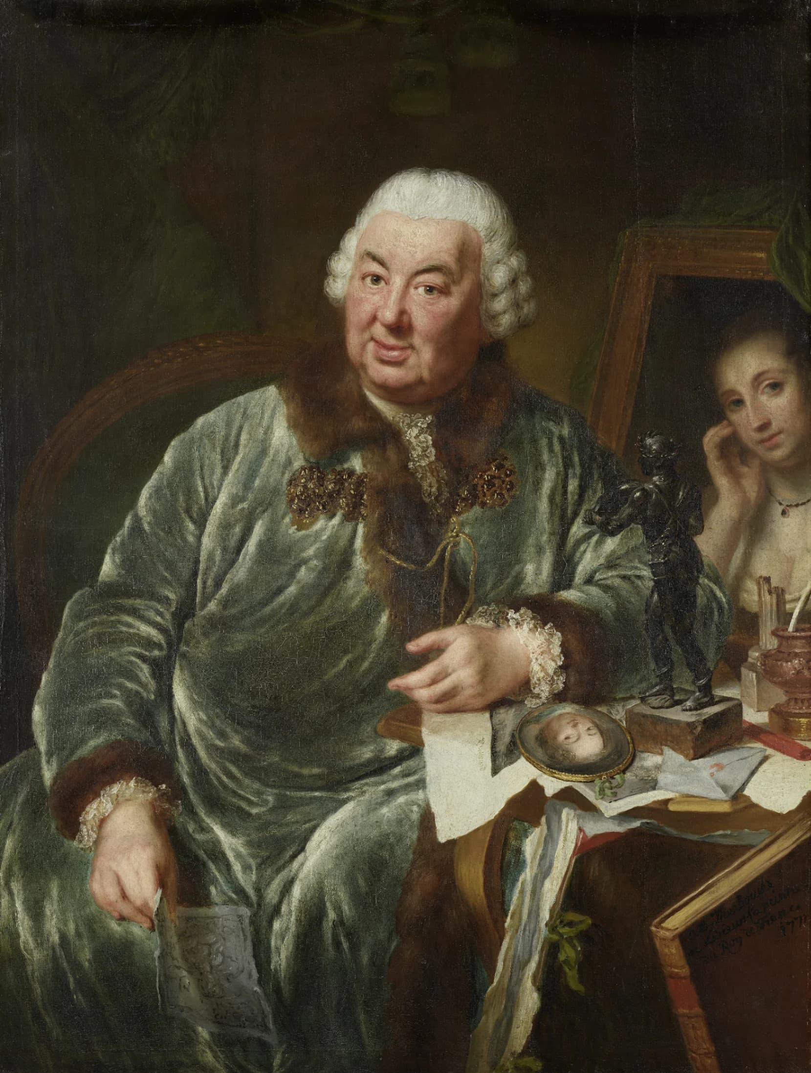Anna Dorothea Therbusch, Ritratto di Johann Julius von Vieth und Golßenau, 1771 circa, olio su tela, 141 x 107,7 cm, Gemäldegalerie, Berlino.