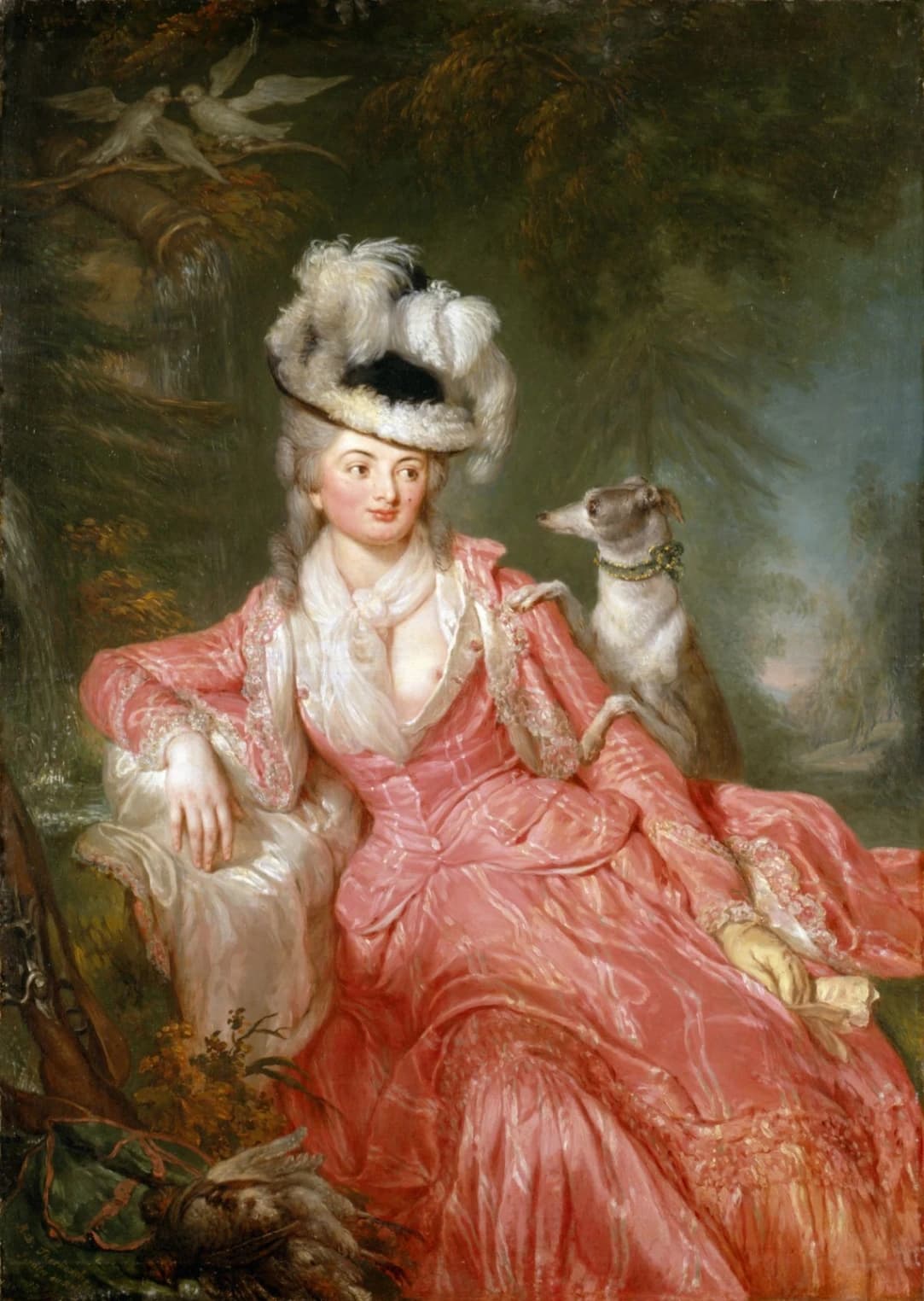 Anna Dorothea Therbusch, Portrait of Wilhelmine Encke, Contessa di Lichtenau, 1776, olio su tela, 143 x 103 cm, Stiftung Preußische Schlösser und Gärten Berlin-Brandenburg, Postdam.
