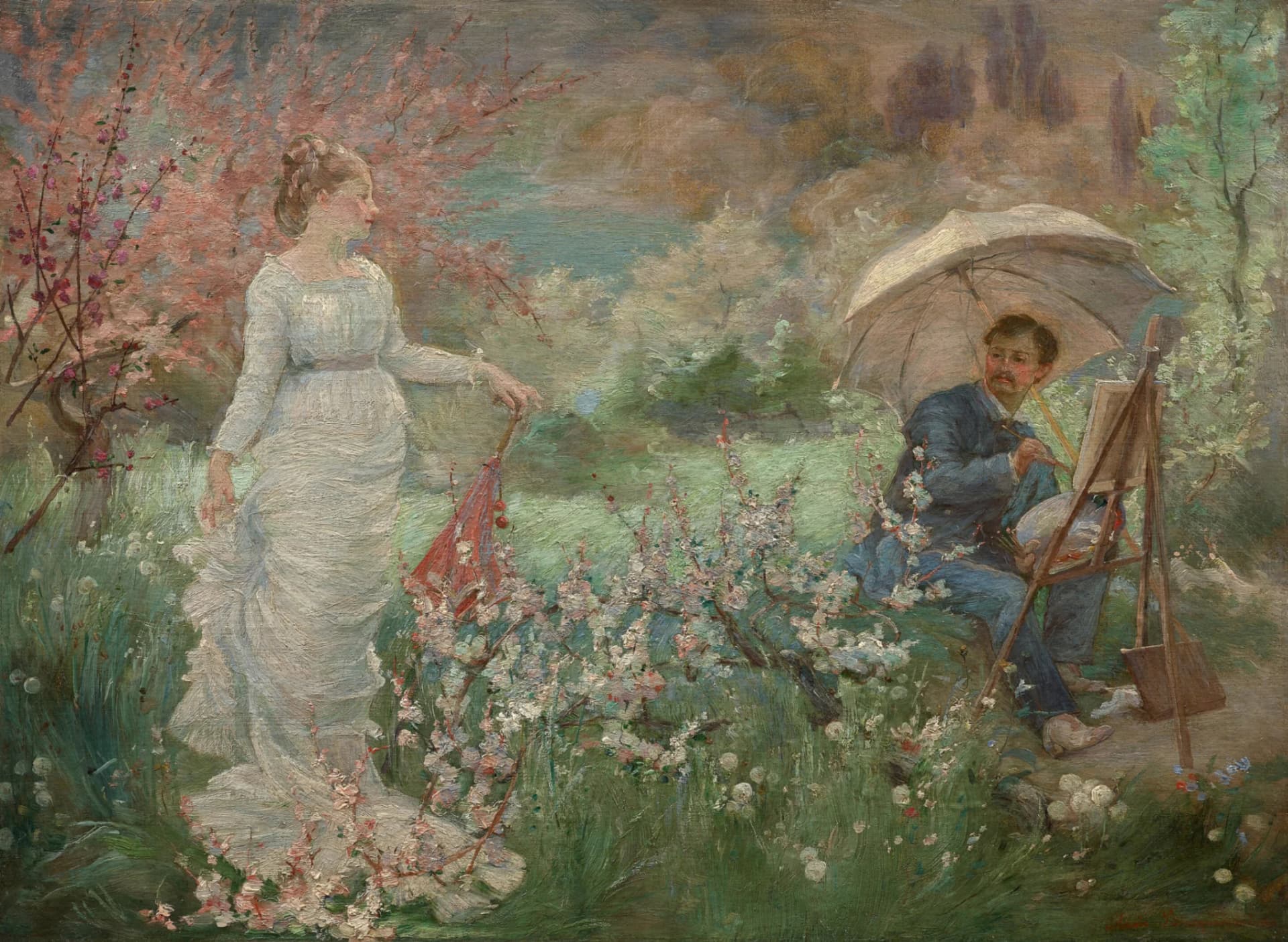 Marie Bracquemond, Studio dalla natura, 1880, olio su tela, collezione privata.