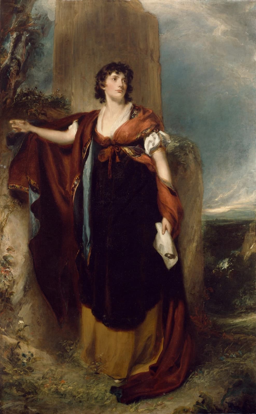 Sir Thomas Lawrence, Portrait of Lady Elizabeth Foster, later Duchess of Devonshire, 1805 circa, olio su tela, dimensioni, 240 x 148 cm, National Gallery of Ireland, Dublino.