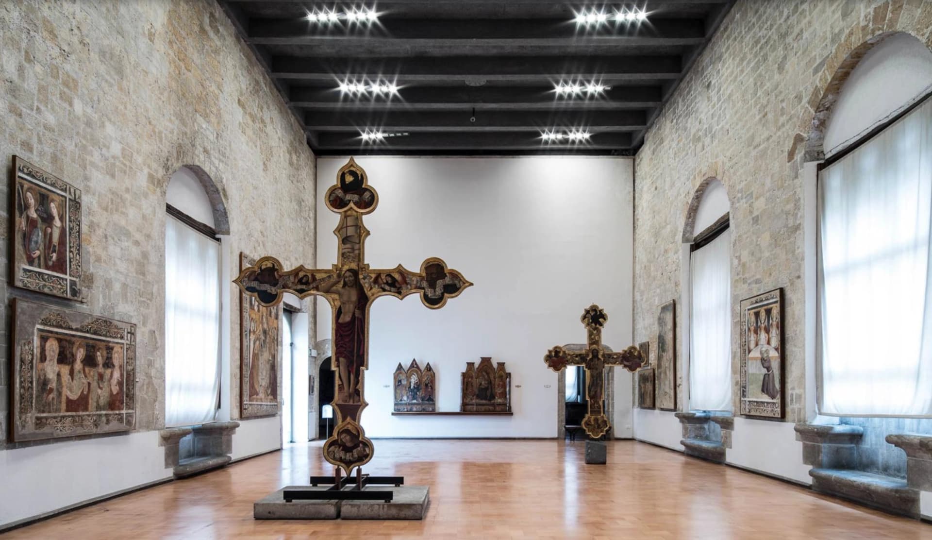 Una delle sale del museo di Palazzo Abatellis, Palermo.
