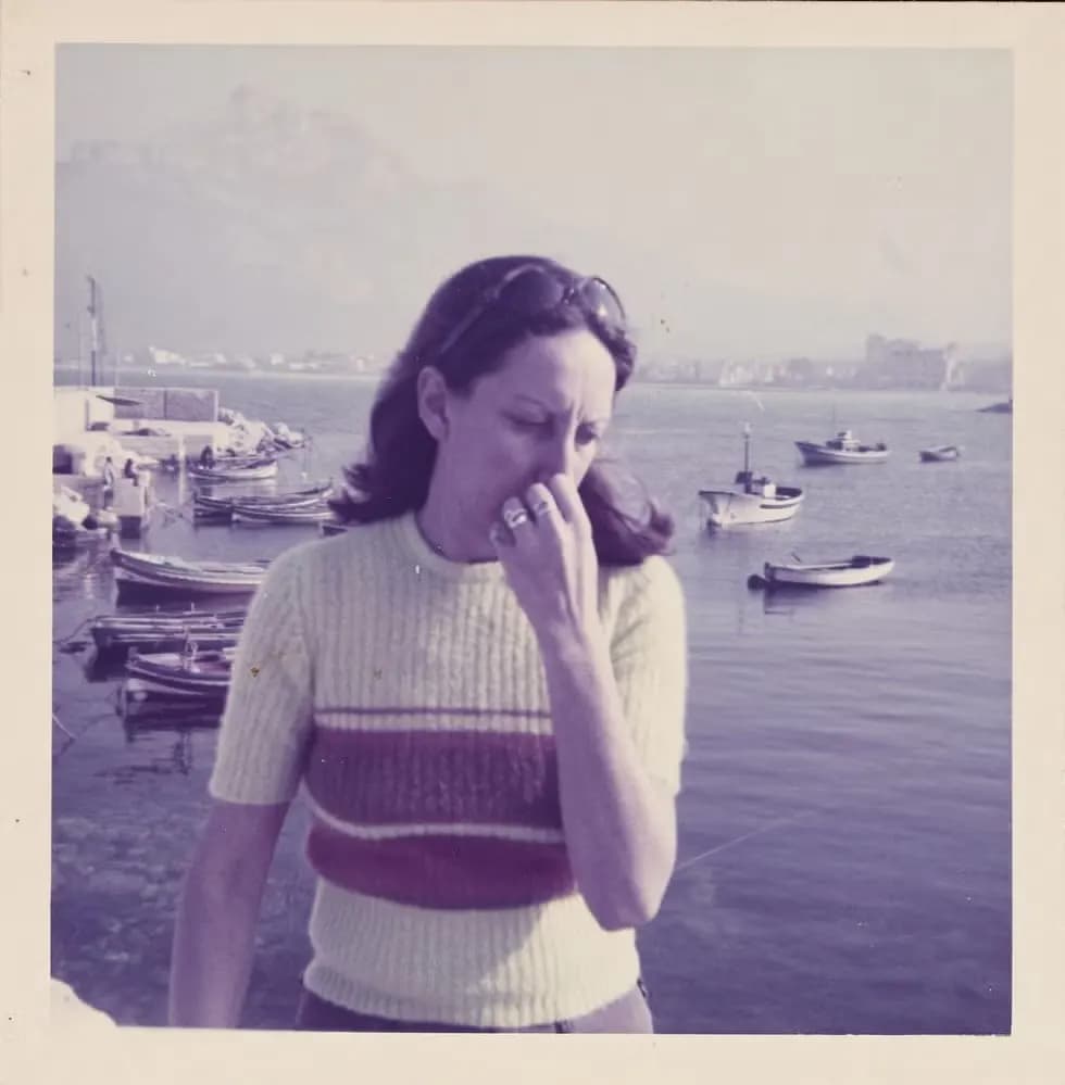 Carla Lonzi. Fondo Carla Lonzi, Galleria Nazionale d’Arte Moderna e Contemporanea. Isola d’Elba, Carla Lonzi, 1979.